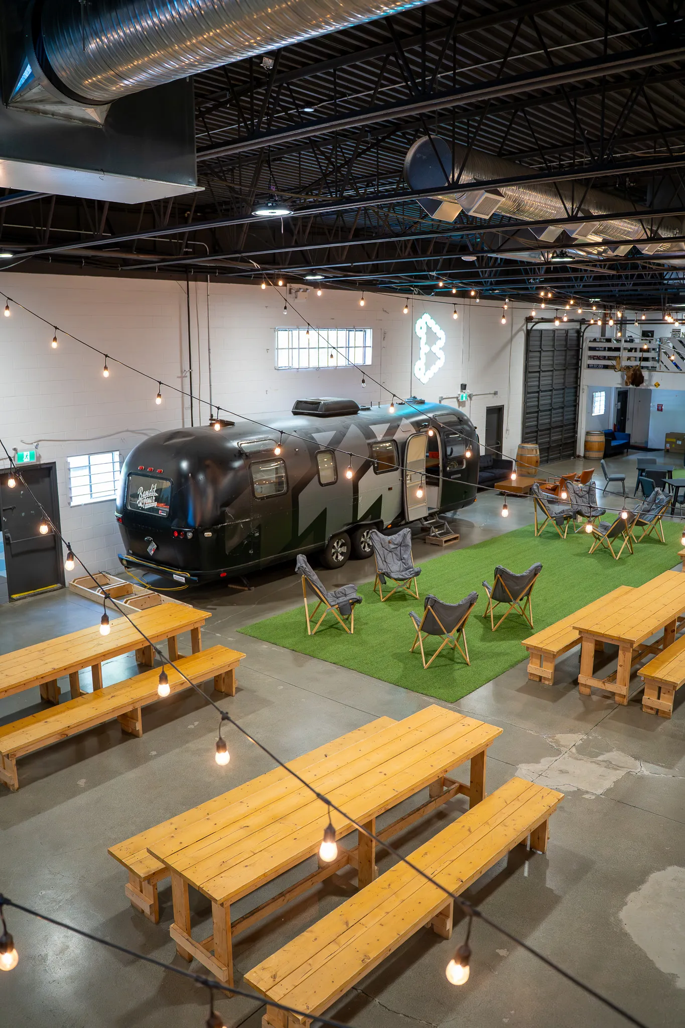 The open-plan Port Moody venue